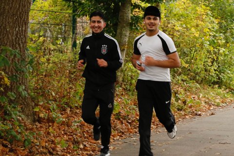 Abbildung von Läufern beim Lauftag