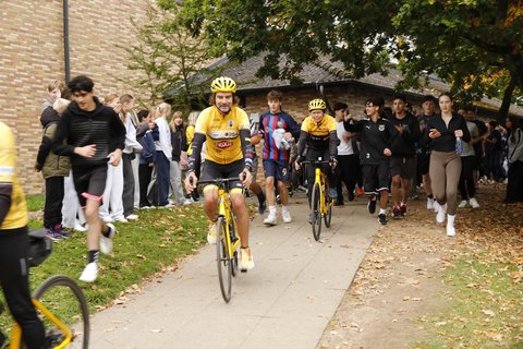 Abbildung von Läuferinnen und Läufern beim Lauftag