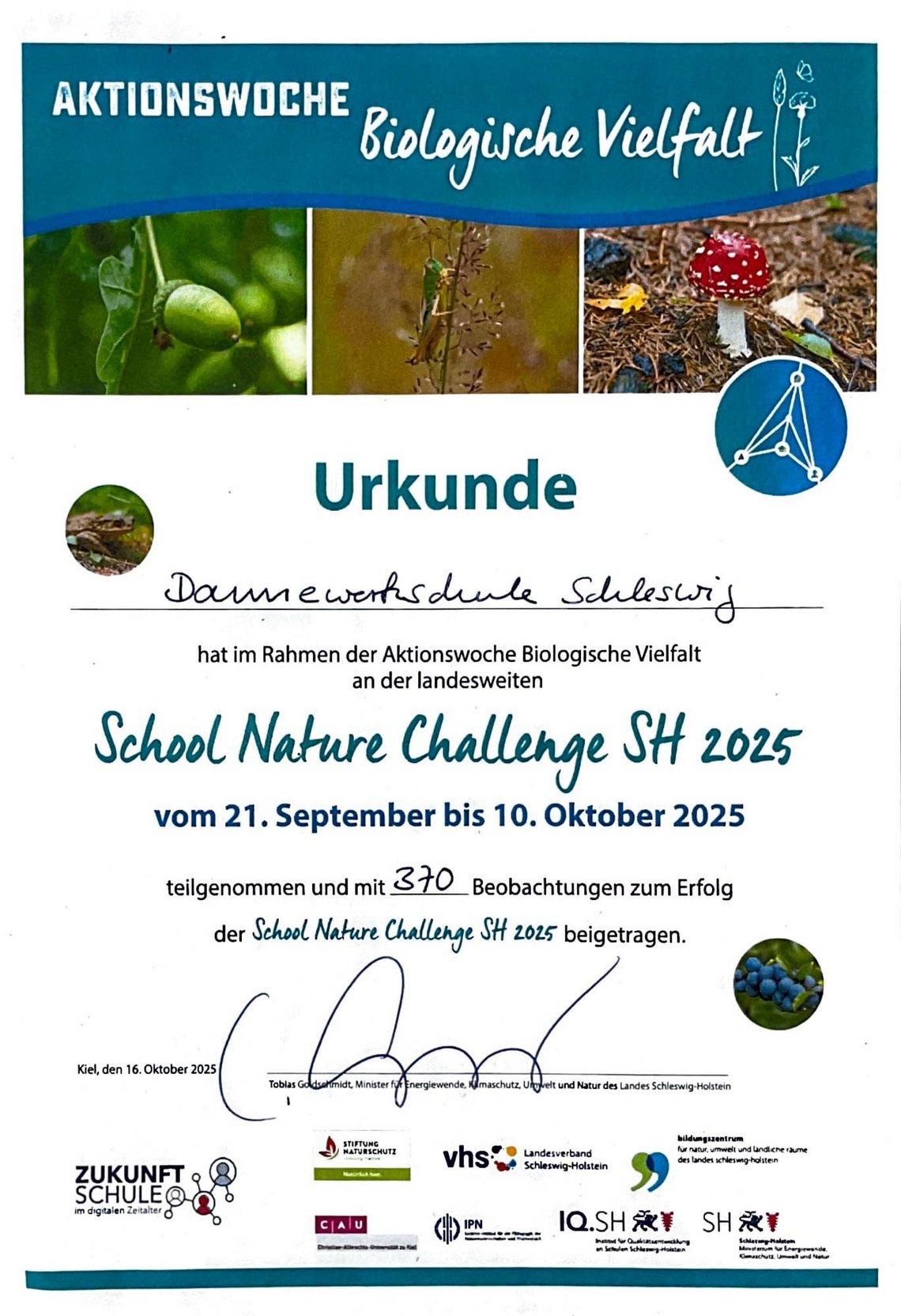 School Nature Challenge SH 2025