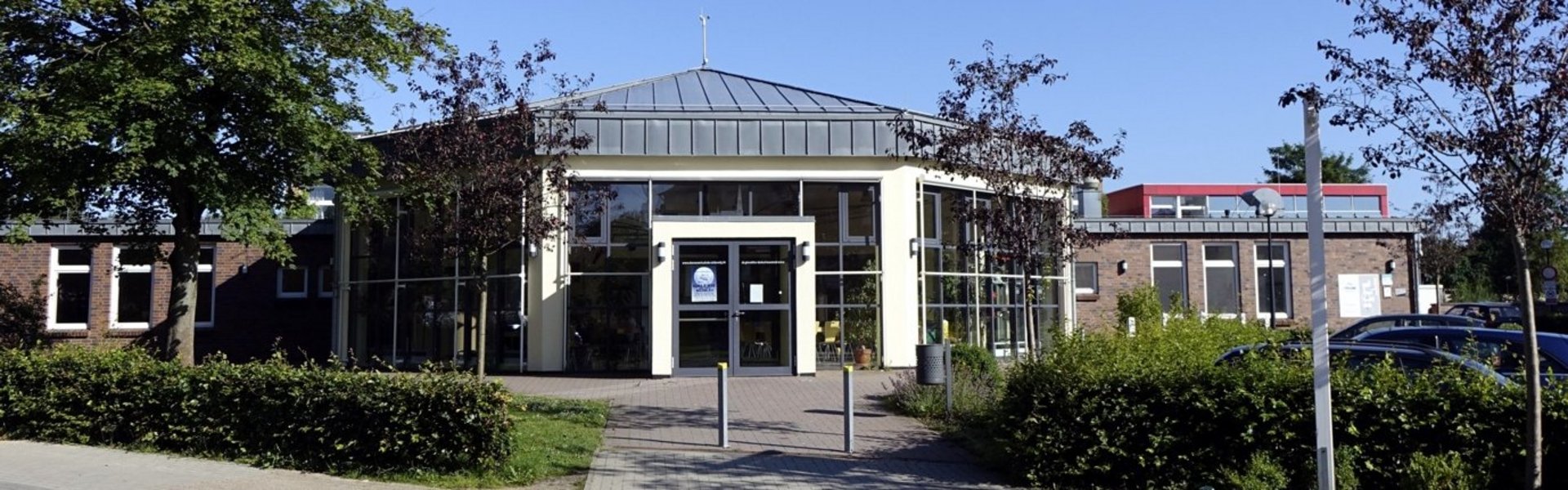 Dannewerkschule Schleswig Frontansicht der Mensa