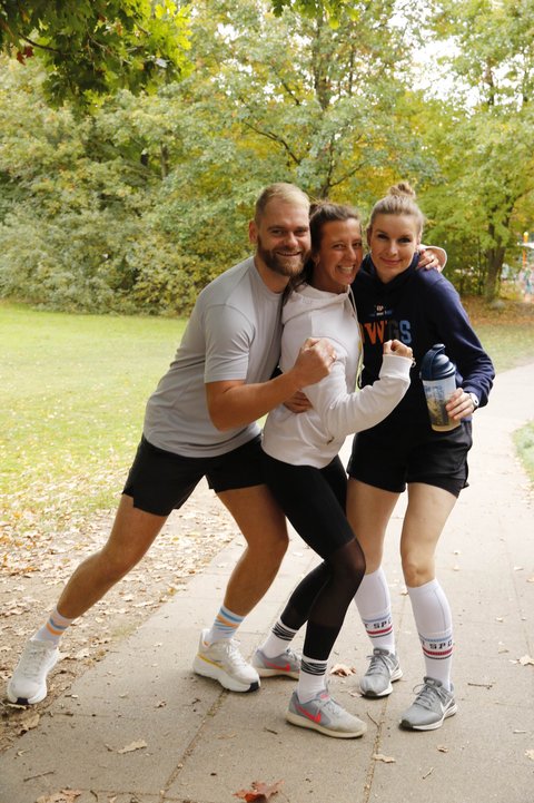 Abbildung von Lehrkräften beim Lauftag